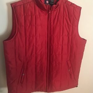 Chaps Brand Padded Red Jacket Size Extra Large.